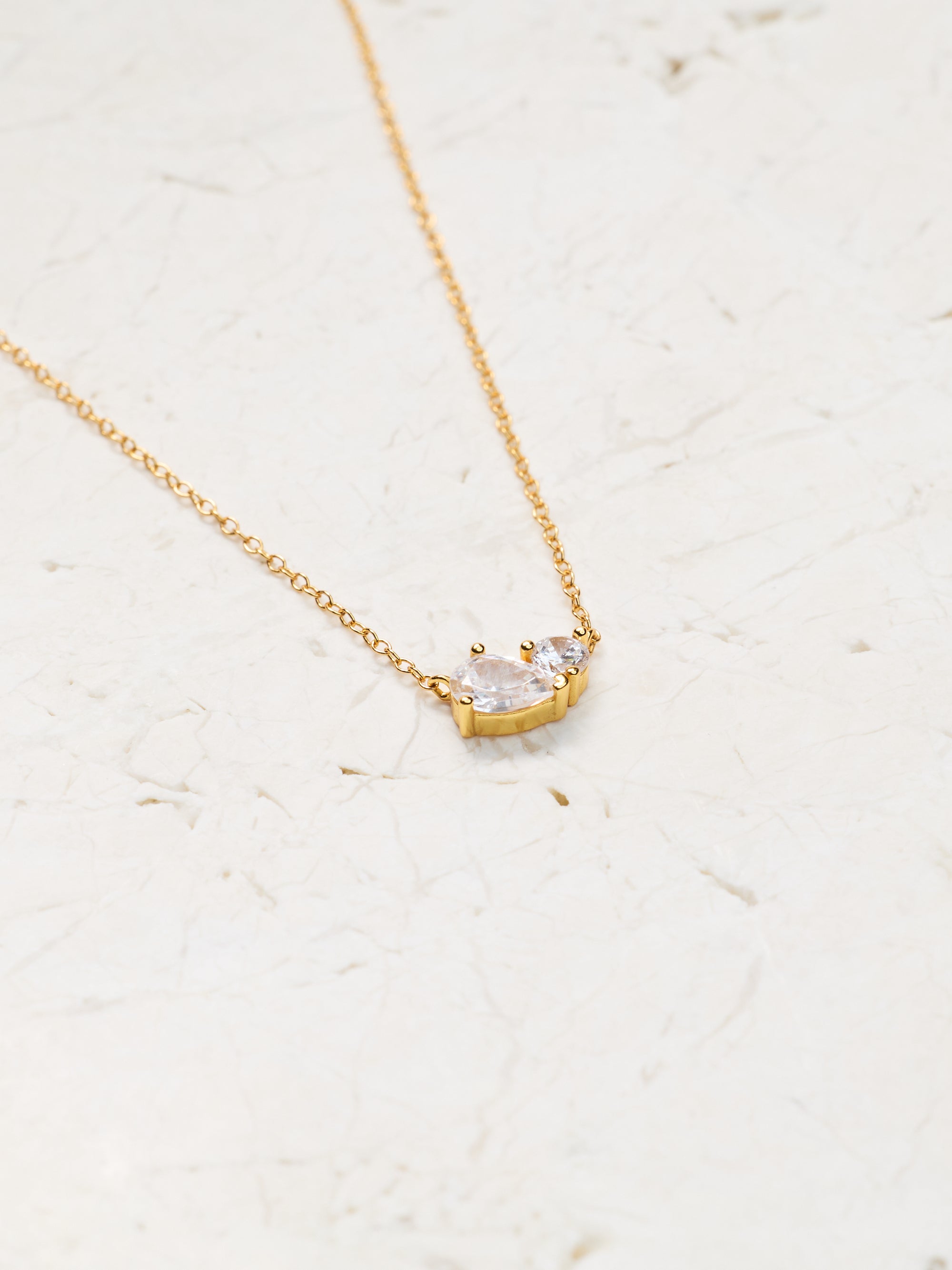 Mila Duo Gem Necklace